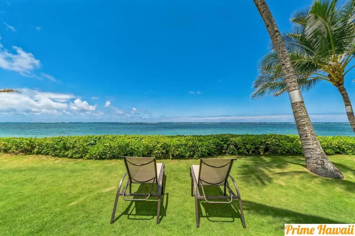 Beautiful Beachfront Condo Laie Dış mekan fotoğraf