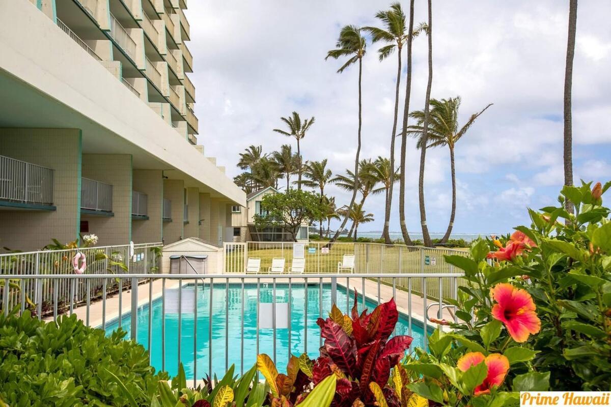 Beautiful Beachfront Condo Laie Dış mekan fotoğraf