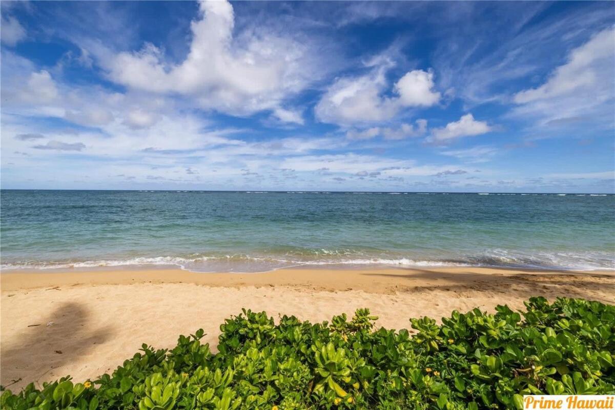 Beautiful Beachfront Condo Laie Dış mekan fotoğraf