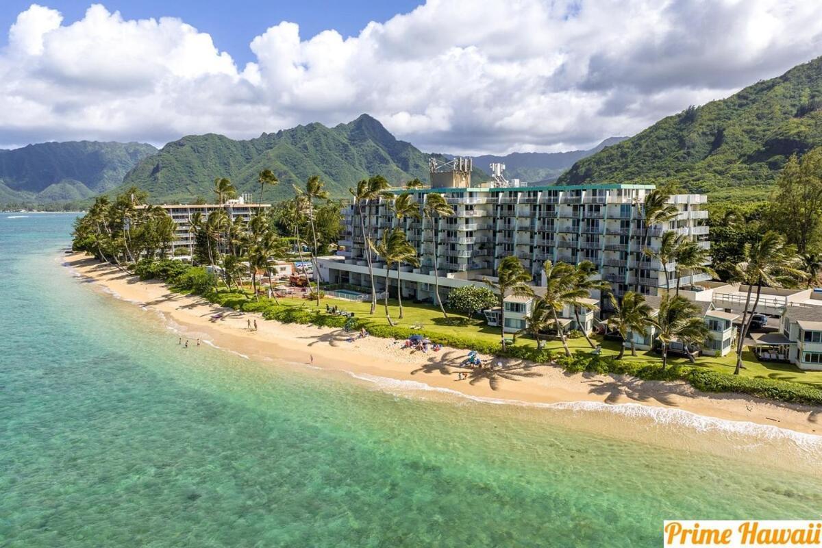 Beautiful Beachfront Condo Laie Dış mekan fotoğraf