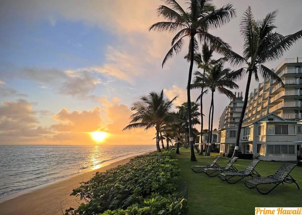 Beautiful Beachfront Condo Laie Dış mekan fotoğraf